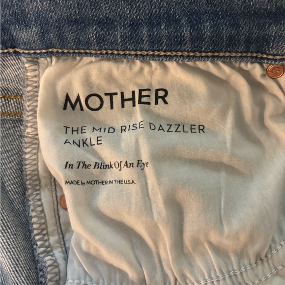 MOTHER jeans mid rise dazzler 28 - Picture 5 of 6